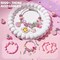 1000Pcs Pearl Beads for Bracelets Making -4mm 6mm White Pearl Beads with Gold Spacer Bead & Shell Jewelry for Bracelet Necklace DIY Craft Making Kit, Beach Theme Friendship Jewelry Making Kit